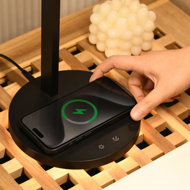 LED desk Lamp with Wireless charger