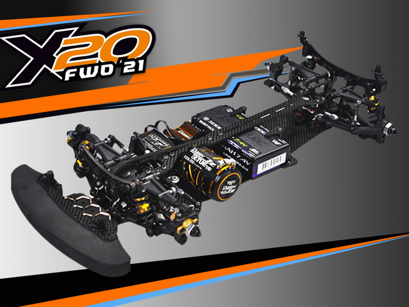 Medius X20FWD '21 carbon 1/10 EP (SER400043)