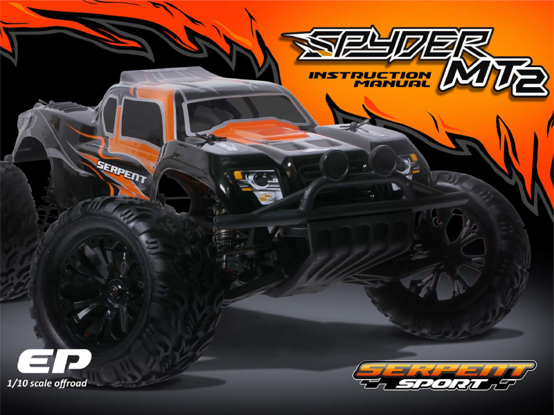 Spyder MT2 1/10 EP 2wd RTR (SER500012)