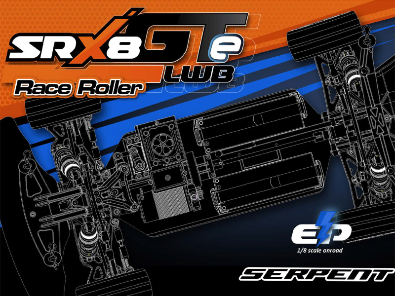 Serpent SRX8 GTE LWB Raceroller 1/8 EP (SER600069)