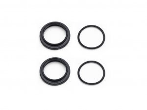 Shock adjusting nut alu + o-ring (2) X20 '23 (SER402016)
