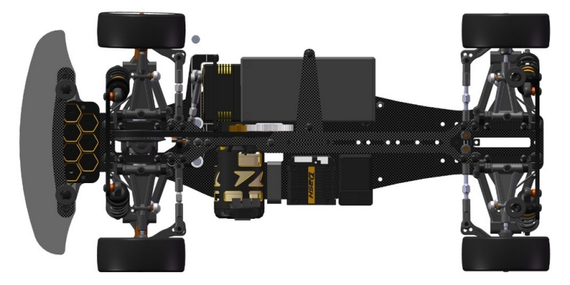 Medius X20FWD '21 carbon 1/10 EP (SER400043)