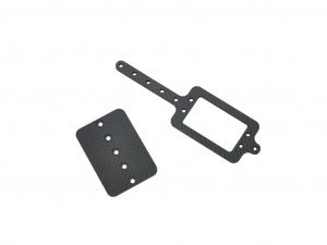 Servo/esc mount carbon 988e Pan (SER905112)