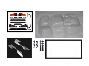Body SRX2 SC 2wd 1/10 (SER500328) - DISCONTINUED