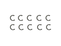 C-clip R9 (10) (SER110311)