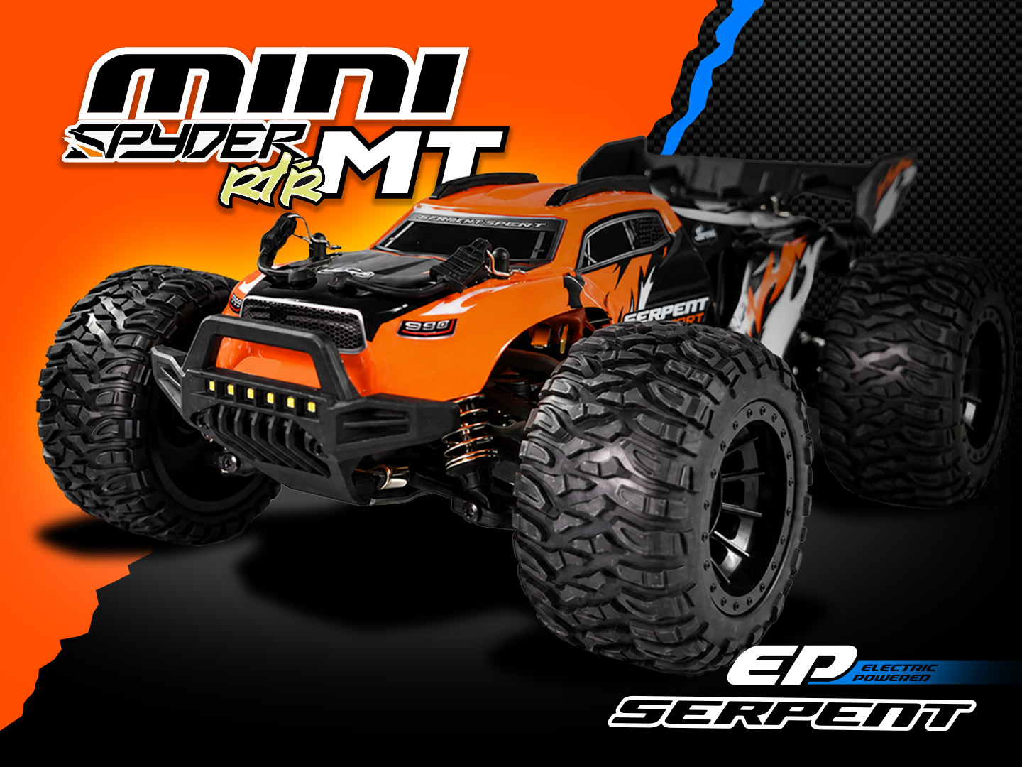 Mini Spyder Monster truck RTR 1/18 EP (SER440001)