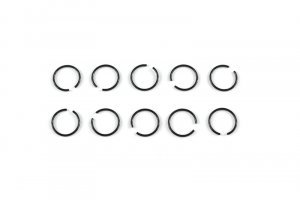 Wheelaxle clip CVD alu (10) (SER804405)