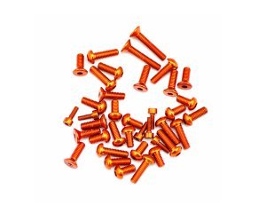 Screw set alu top/side orange 748 (38) (SER804372) - DISCONTINUED