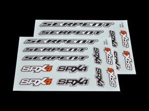 Decal sheet (2) SRX4 Gen3 (SER500808)