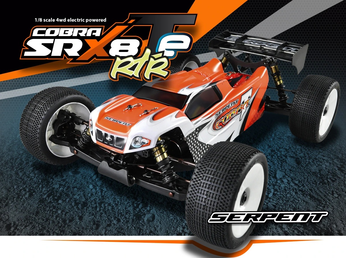 Serpent SRX8 Truggy-E RTR 1/8 4wd EP (SER600070),RC CAR