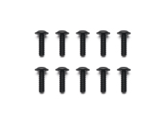 Screw allen roundhead flanged M3x10 (10)