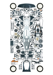 Natrix 750 1/10 200mm gp car  (SER804011)