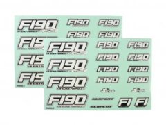Decal sheet (2) F190 (SER302066)