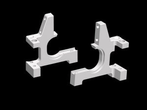 Bearingblock rr low L+R Magnesium SRX8 GT (SER601149)