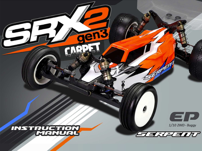 Serpent Spyder SRX2 Gen3 carpet (SER500014)