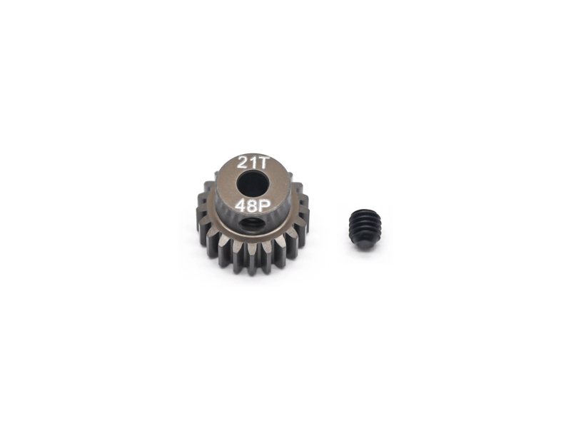 Motor-pinion alu hard 48P / 21T  (SER120159)