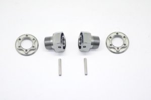 Wheelhexagon light +1mm /nut/pin (2)  (SER600492)