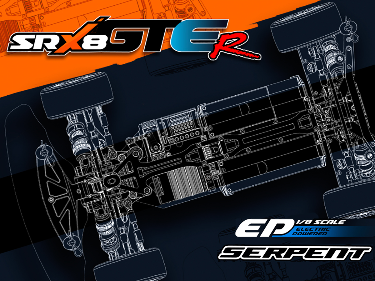 Serpent SRX8GTE R 1/8 4wd EP (SER600074),RC CAR