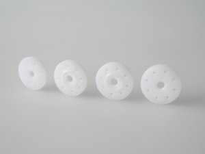 Shock pistons square 8 hole (4)  (SER600488)