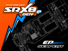 Serpent SRX8e Gen4 1/8 4wd EP (SER600025)