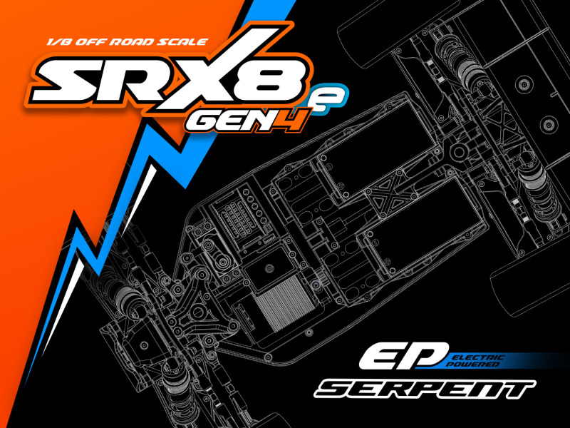 Serpent SRX8e Gen4 1/8 4wd EP (SER600025)
