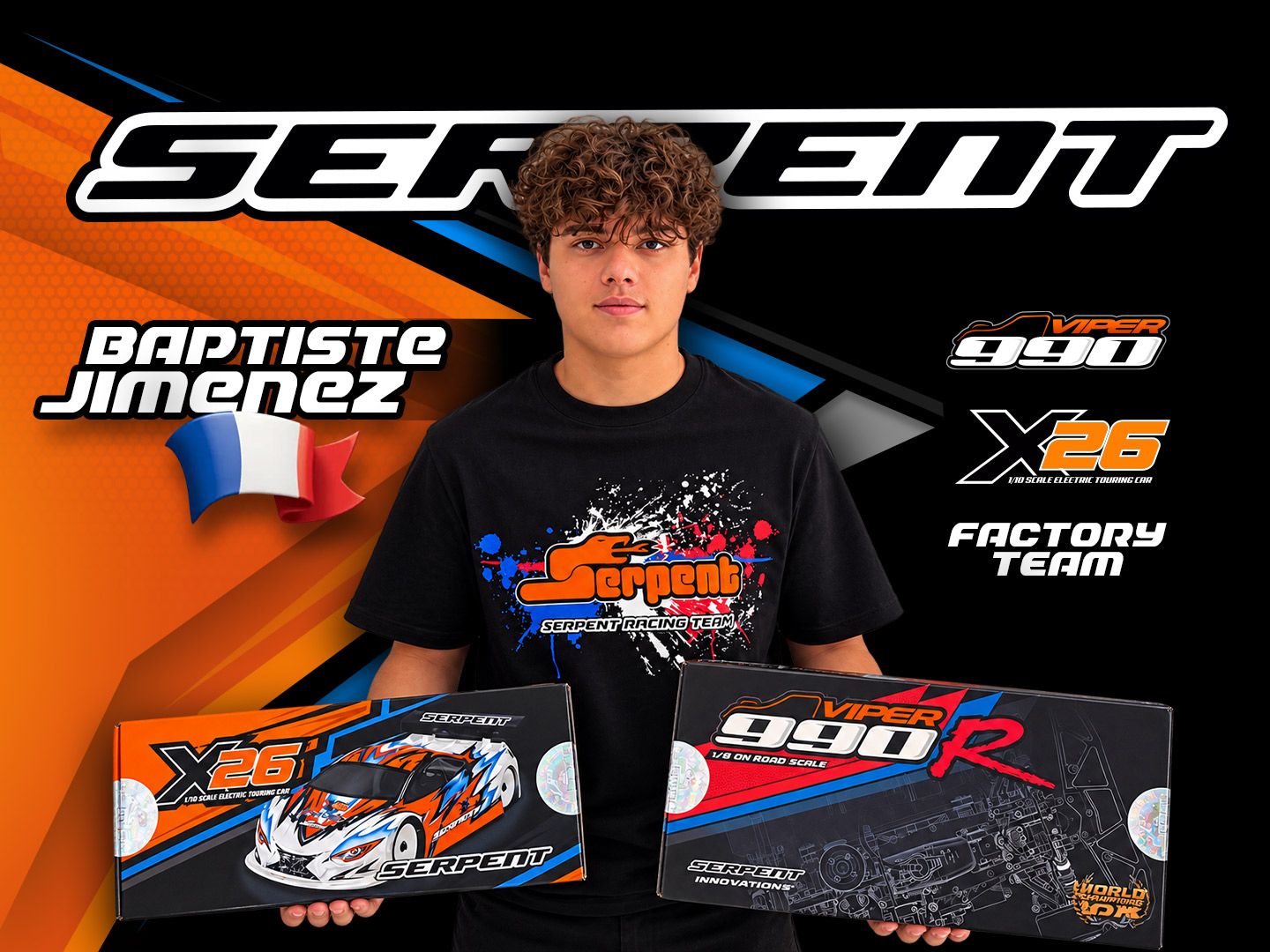 Baptiste Jimenez joins the Serpent Team