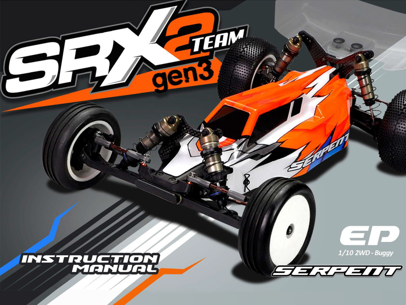 Spyder SRX2 Gen3 Team  1/10 EP (SER500016)