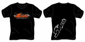 T-shirt kids Serpent splash black(SER190228)