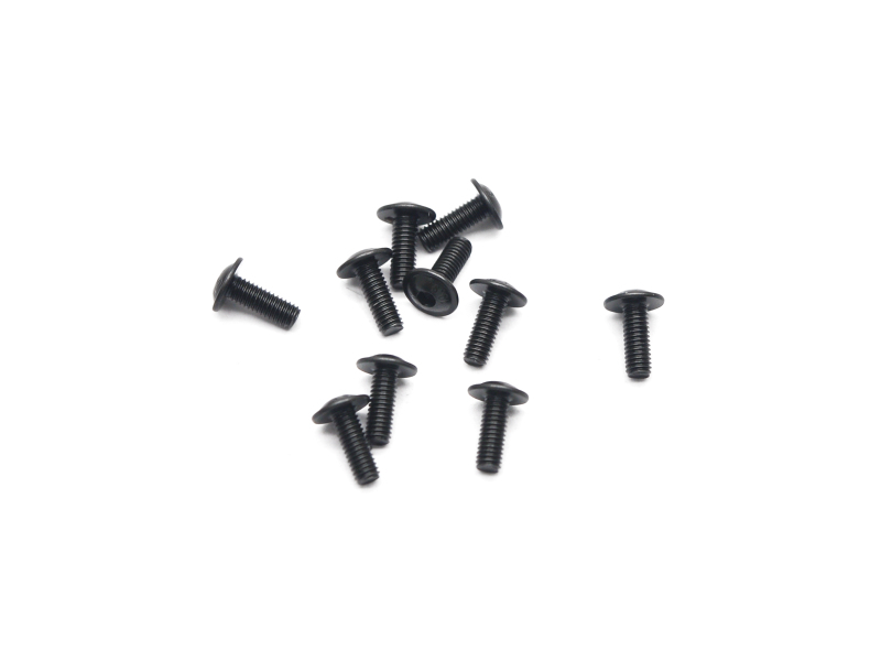 Screw allen roundhead flanged M3x8 (10) (SER110244)