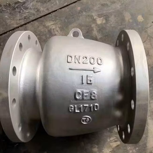 API 6D Axial Flow Check Valve