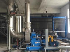 MVR multi-effect evaporation and concentration device