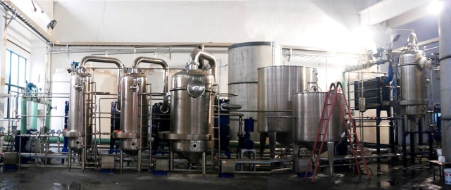 Multi - effect evaporation and concentration unit