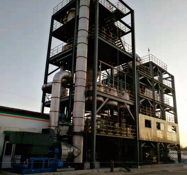 MVR tubular forced circulation evaporator