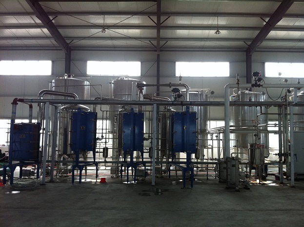 TVR multi-effect evaporation and concentration device