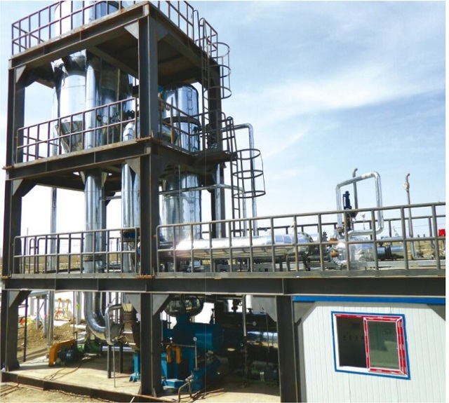 MVR tubular forced circulation evaporator