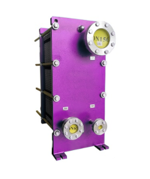 Semi-welded heat exchanger (ammonia evaporator)