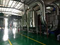 MVR+TVR plate sugar liquid evaporation and concentration device