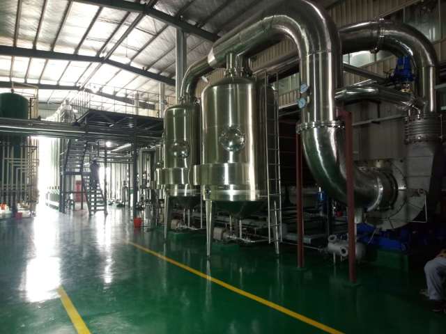 MVR+TVR plate sugar liquid evaporation and concentration device