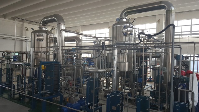 MVR plate type lactic acid evaporator