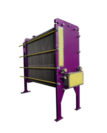 Lift film plate evaporator