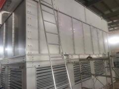 High efficiency composite evaporative cooler