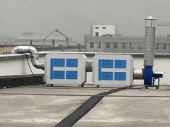 Printing waste gas treatment