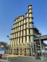 Ethyl methyl carbonate/diethyl carbonate device by transesterification
