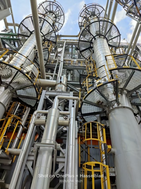 Coal-to-ethylene glycol byproduct dimethyl carbonate recovery project