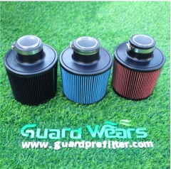 N54 Dual Cone Performance Intake blue black red