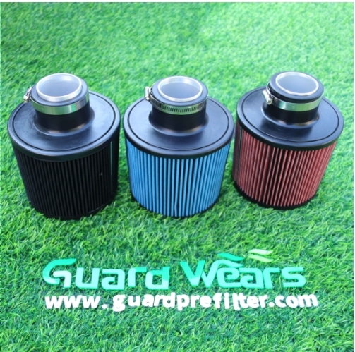 N54 Dual Cone Performance Intake blue black red