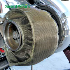 HIGH-PERFORMANCE TITANIUM WOVEN TURBO BLANKET - SMALL T4 TURBOS