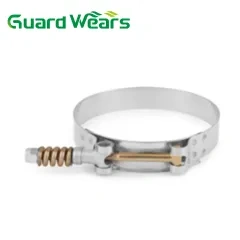 CUSTOM SIZE SS304 Sure-Grip High Torque Clamps /T bolt HEAVY DUTY Constant Tension hose clamps/ worm gear clamps