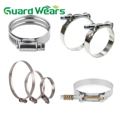 CUSTOM SIZE SS304 Sure-Grip High Torque Clamps /T bolt HEAVY DUTY Constant Tension hose clamps/ worm gear clamps