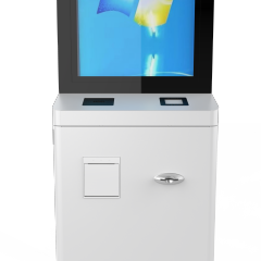 SS07 Hotel Self-Service Check-In Kiosk with Barcode Scanner